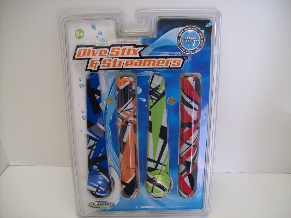 Dive Stick & Streamers  by COOP 4 pack - New/ Sealed