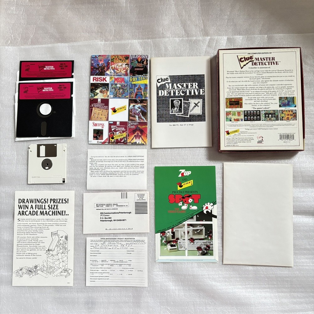 Clue Master Detective Tandy / IBM Complete