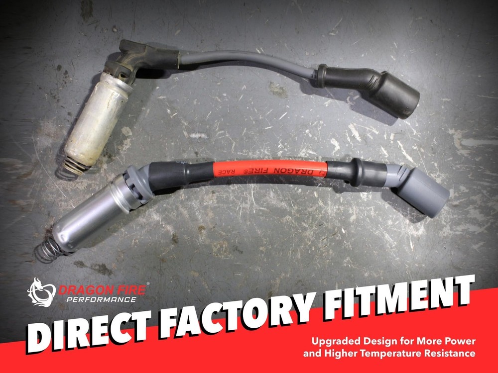 DRAGON FIRE Performance Ignition Power Pack Coils Iridium Spark Plugs Plug Wi...