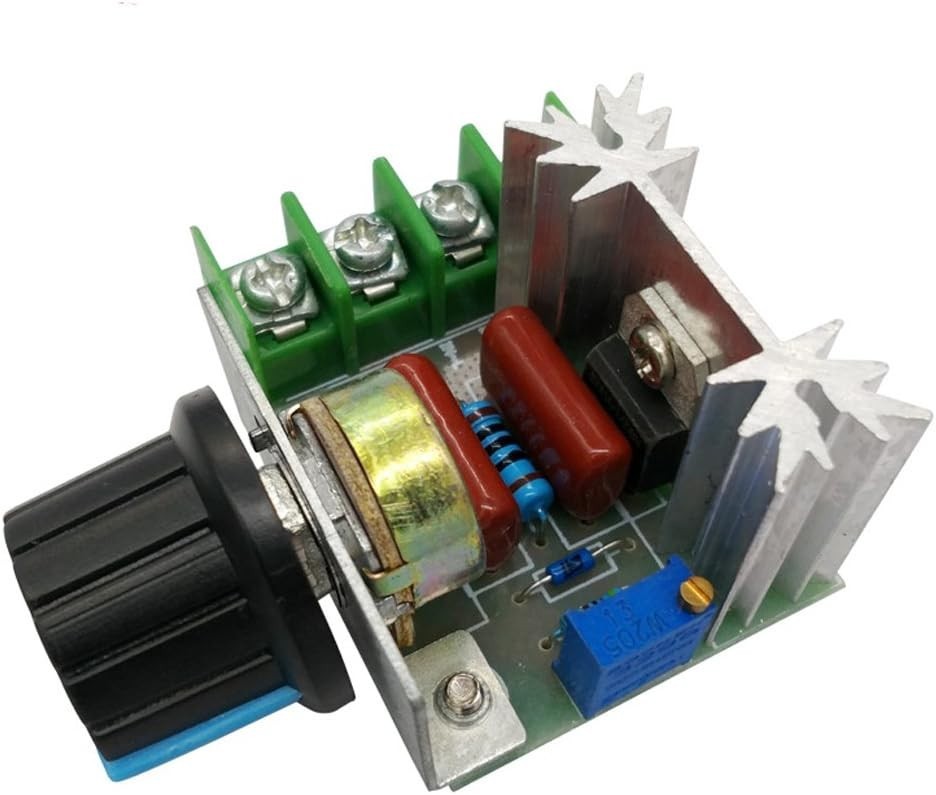 Compact 2000W PWM AC Motor Speed Control Module - Voltage Adjustable 50-220V