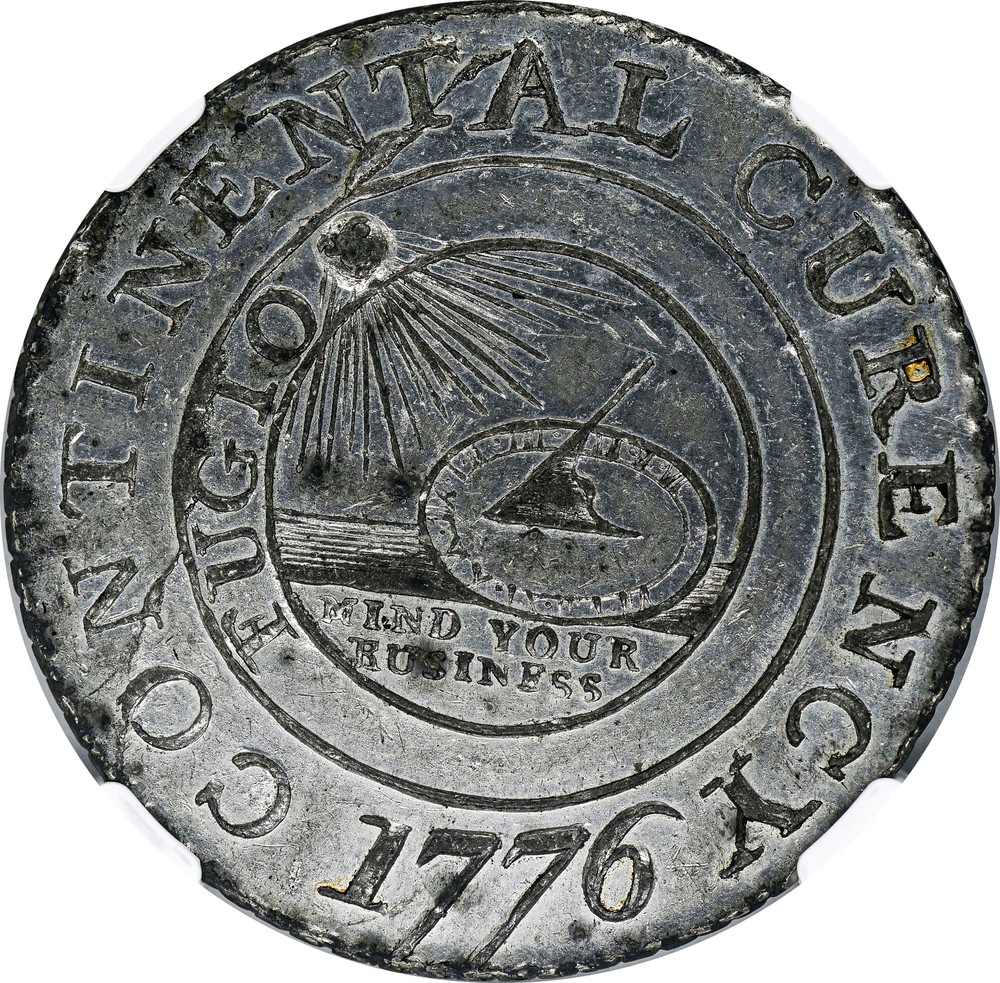1776 CONTINENTAL $1 NGC MS 63