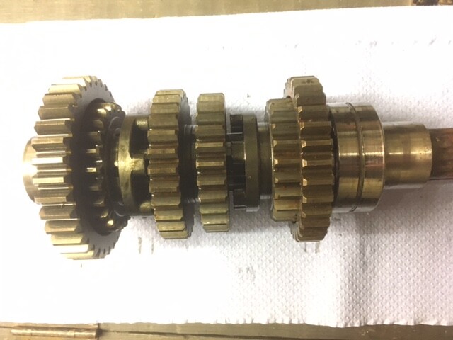 1987 Kawasaki GPZ600R gearbox input & output shaft