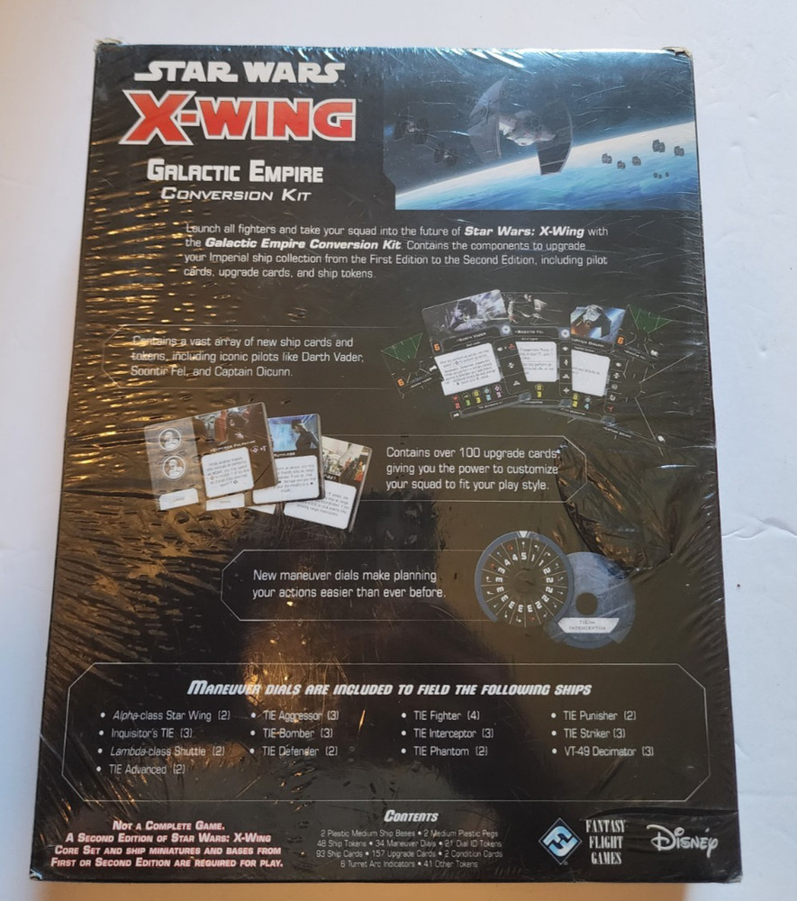 X-Wing Miniatures - Galactic Empire Conversion Kit - NEW UNOPENED SHRINK WRAPPED