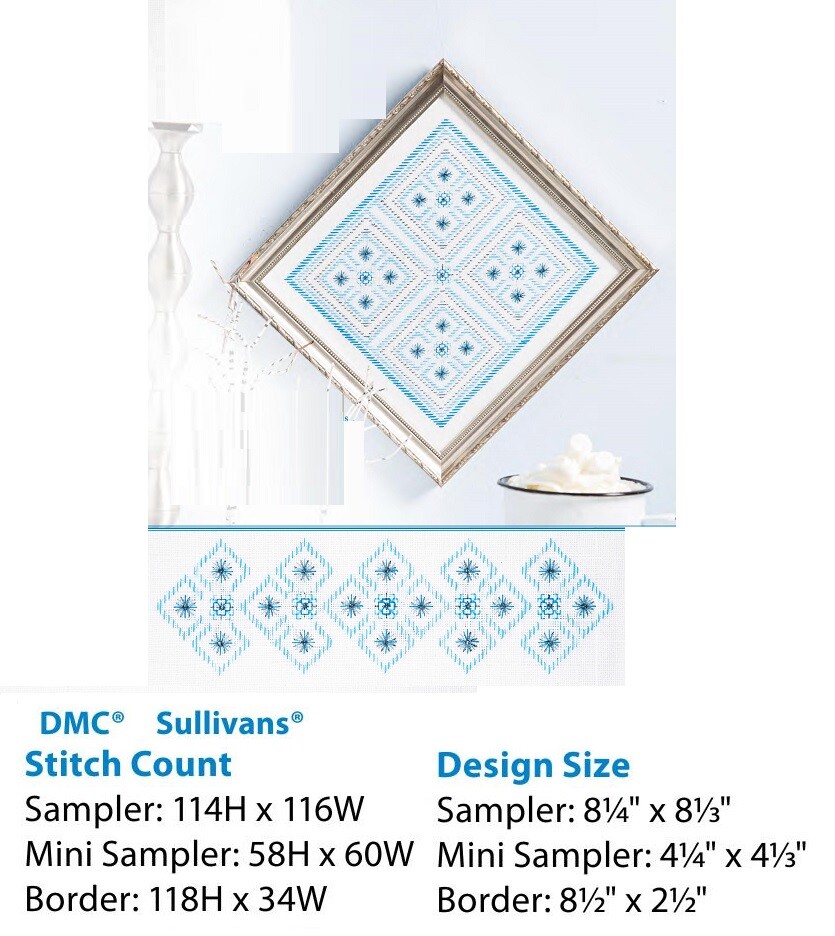 DIAMOND ICE   EMBROIDERY PATTERN ONLY   YD   REV