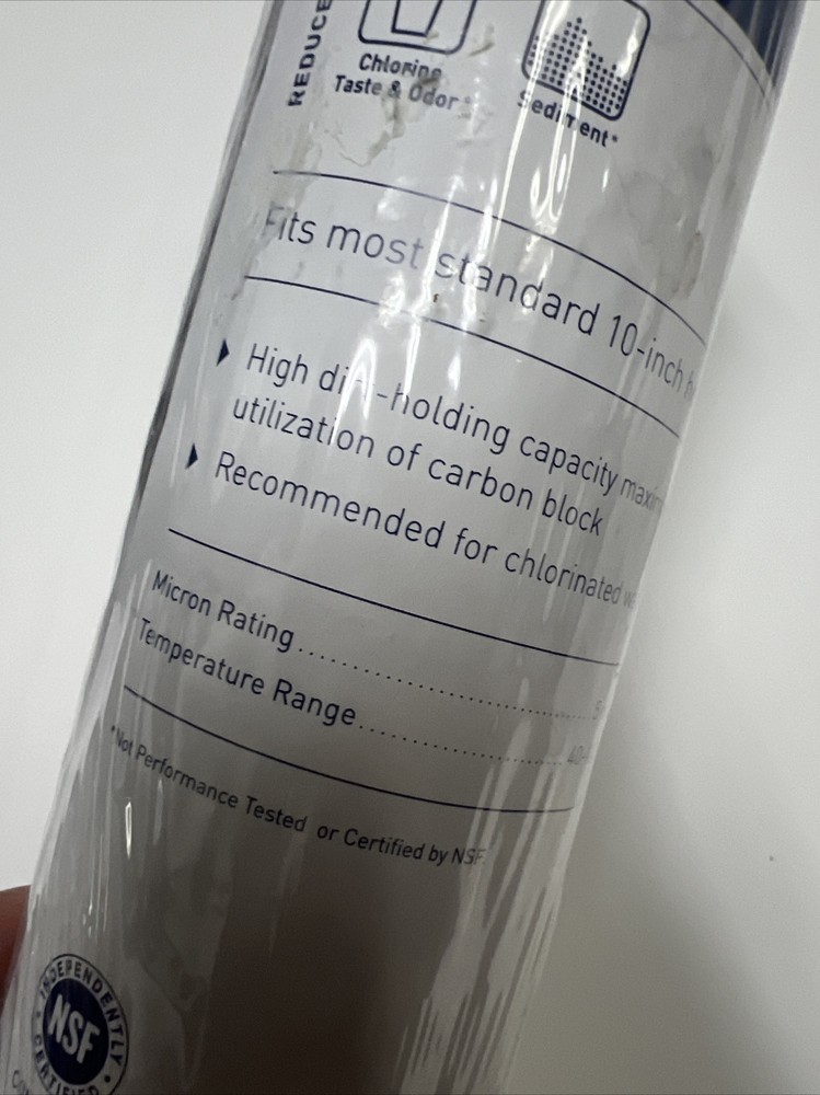 Pentair C1 5 Micron Standard 10 Inch Undersink Carbon Impregnated Water Filter