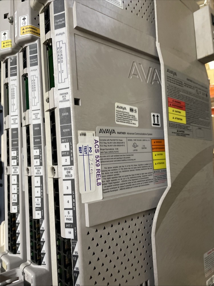 Avaya Partner ACS R8 Processor.
