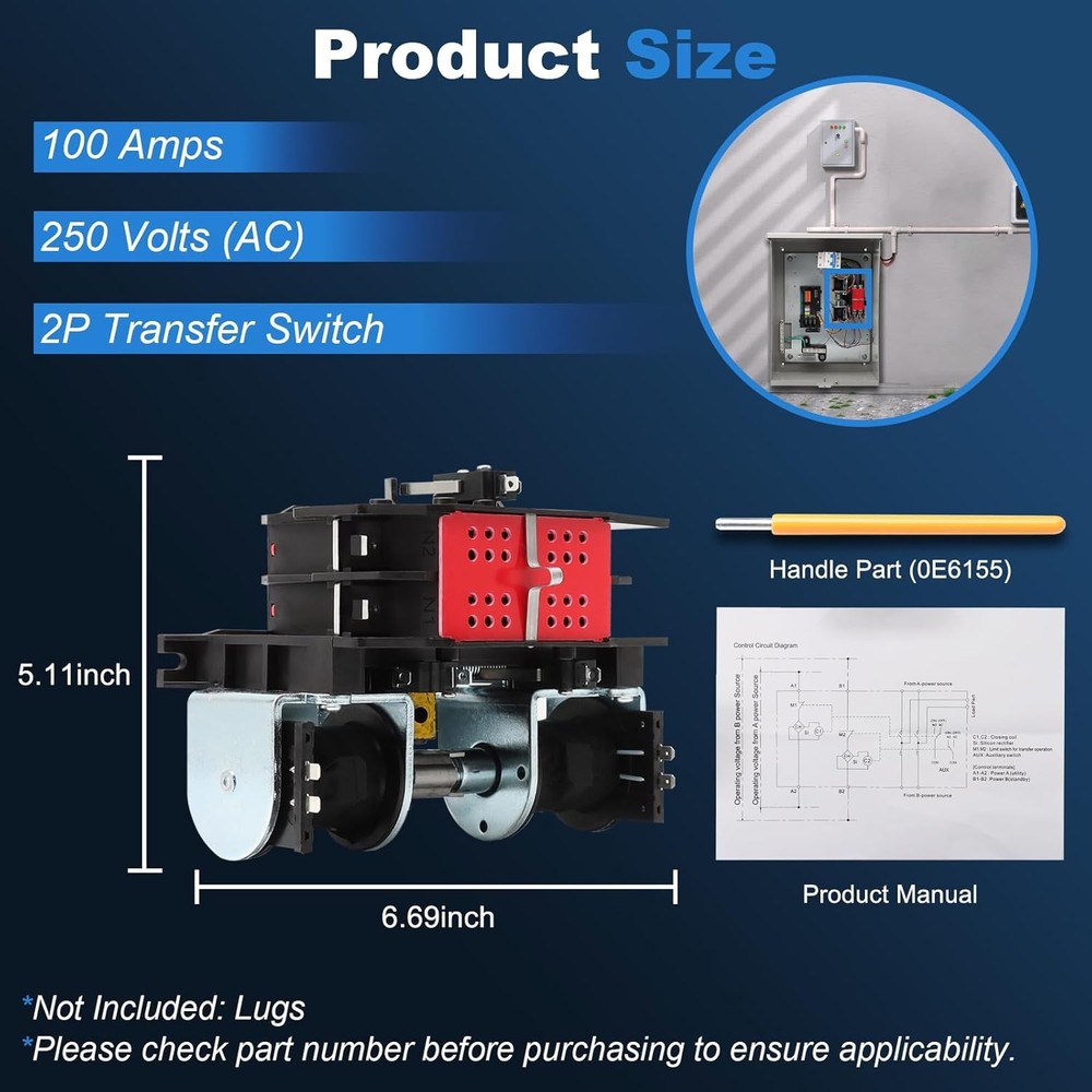 100 Amp Automatic Transfer Switch Replacement