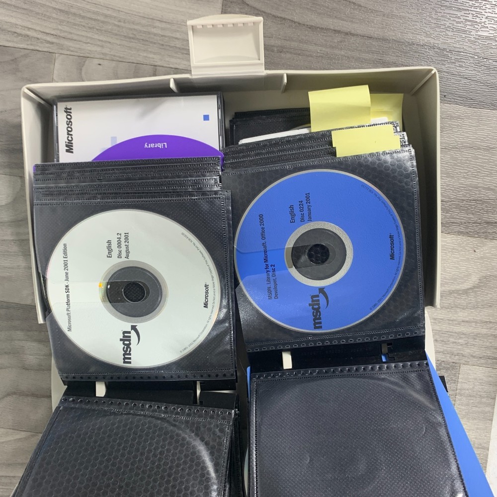 MSDN Microsoft Developer Jan 2001 Release Platforms Windows Library Studio Disks