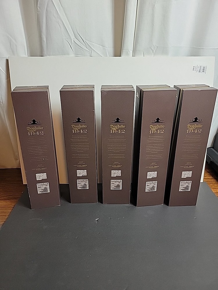 Lot 5 Don Julio 1942 Tequila Gift Boxes Empty Display Packaging Only Bundle