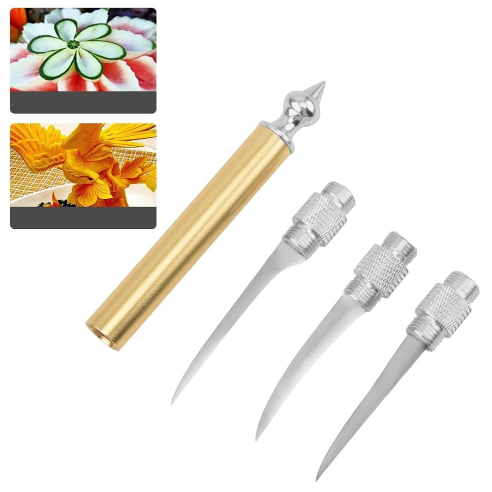 Carving Tool Set Engraving Peeling Kit Vegetable Kitchen Engraving Slicing