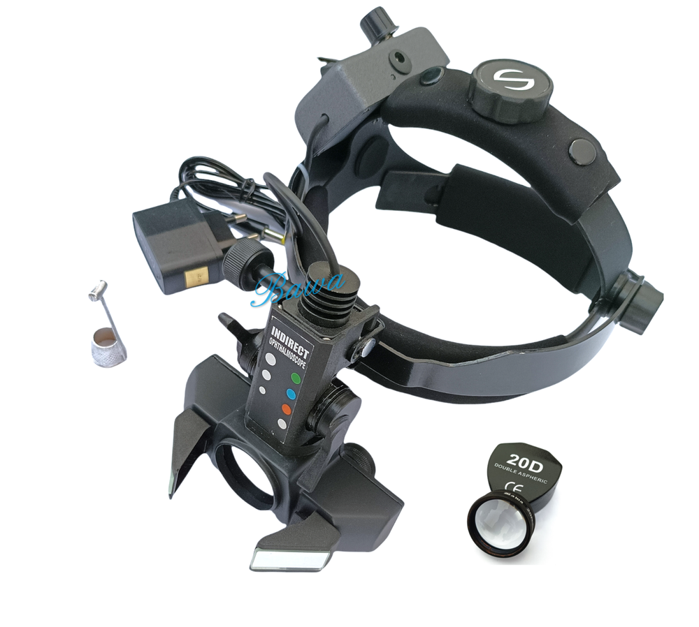Binocular Indirect Ophthalmoscope Wireless & Rechargeable With 20D Lens