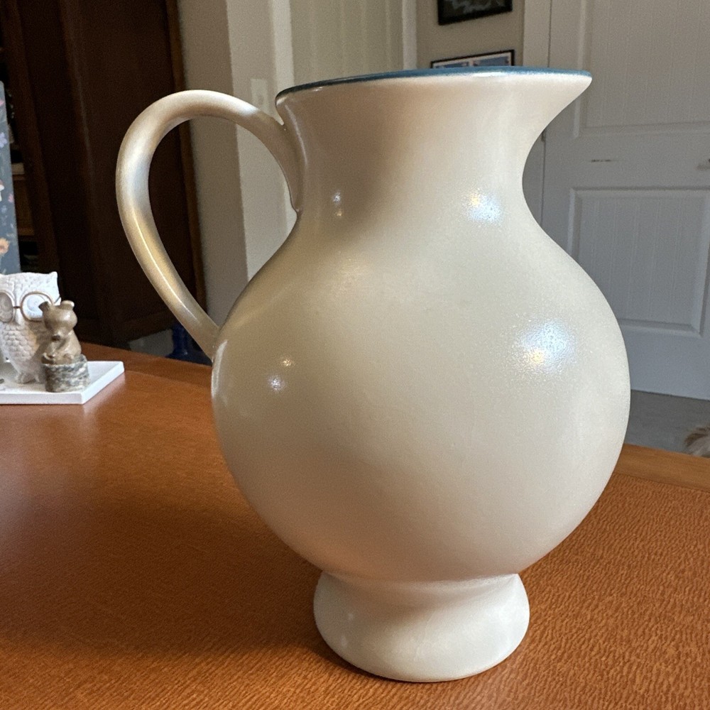 Pottery Pitcher By Willow Branch Willow Tree