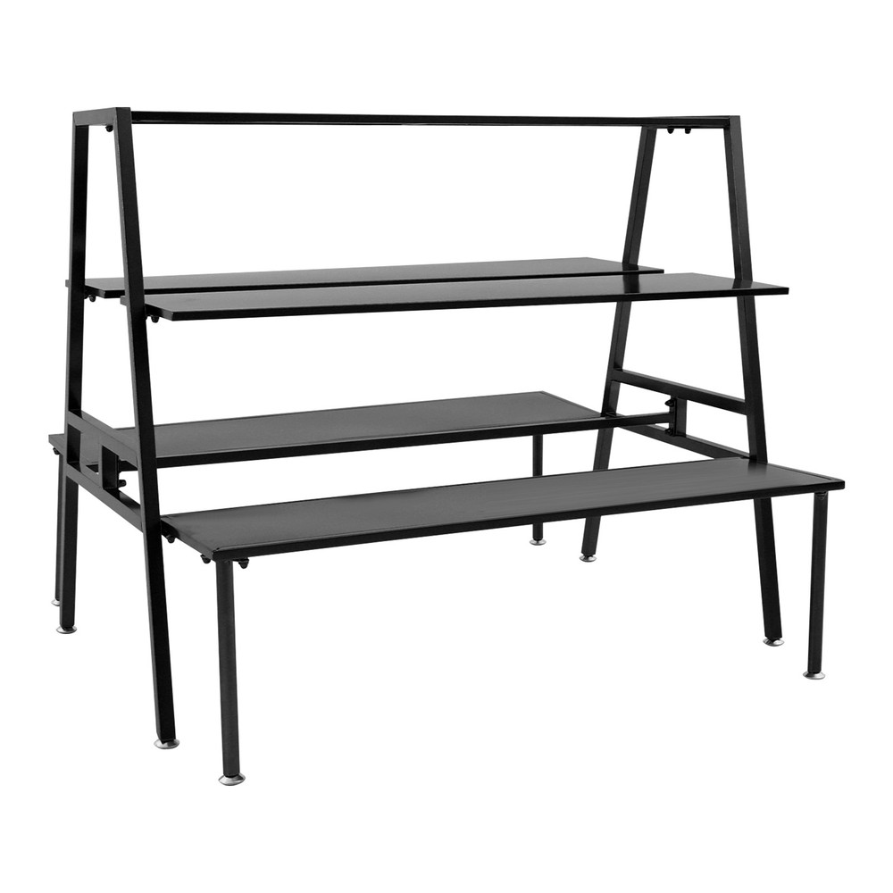 3 Tier Metal Retail Shoe Handbag Display Stand 119*105*100cm Flower Pot Rack