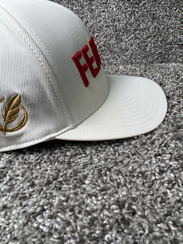 G/Fore Hat Cap Snapback One Size White Golf Hat Adjustable FEATHER