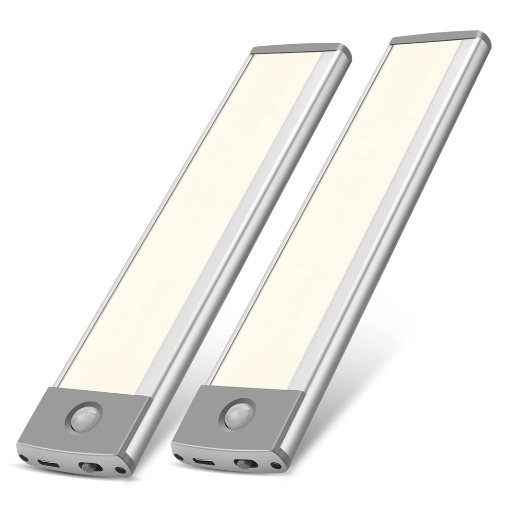 30-Under Cabinet Lights,USB Rechargeable Kitchen Night Light,Battery Operated...