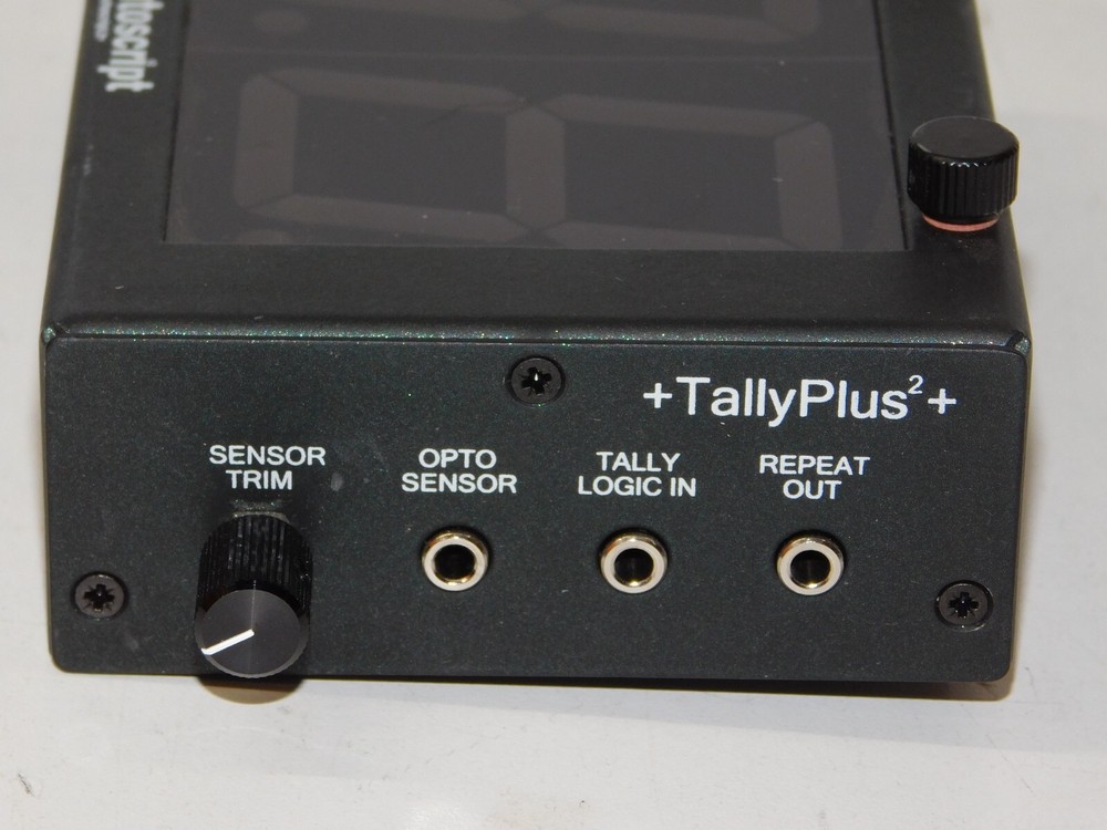 Autoscript TallyPlus 2 Camera Number Two Digit LED Indicator Digital Display UK