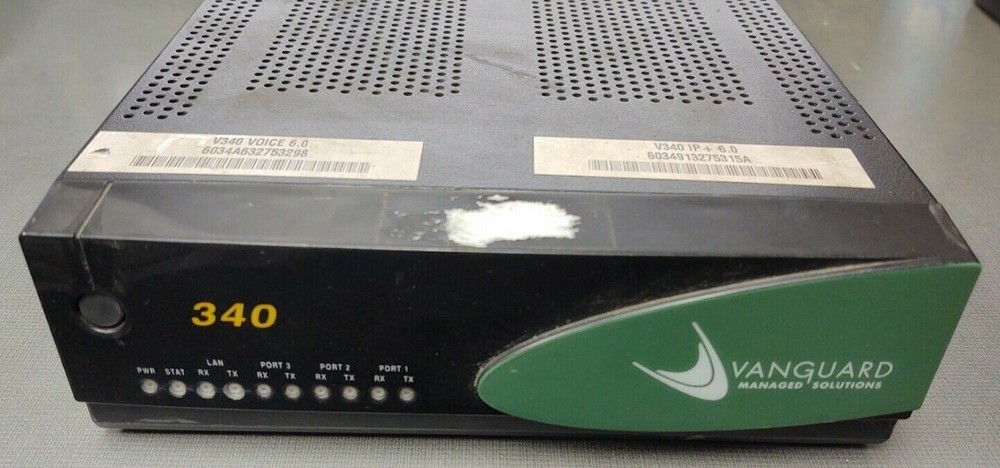 Vanguard Model 340 v2 Multi-Service IP Access Ethernet Router Switch - READ