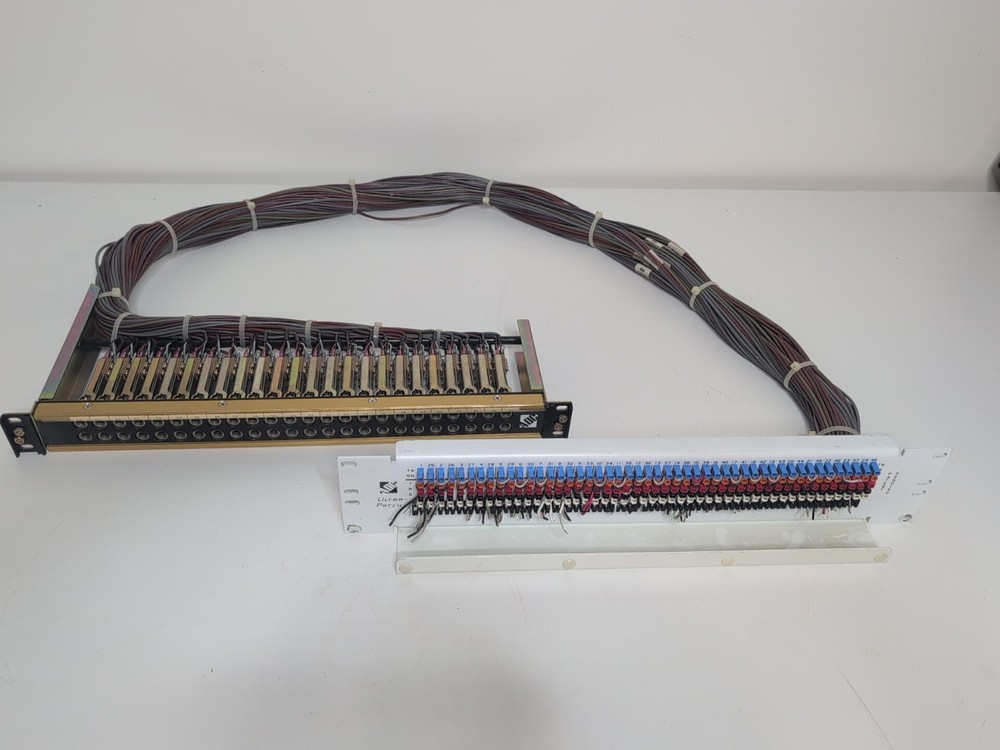 ADC Ultrapatch 48 Point Patchbay Panel Cables Pro Patch Bay