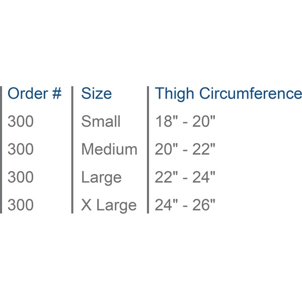 Advanced Orthopaedics Neoprene Thigh Sleeve Support, Medium