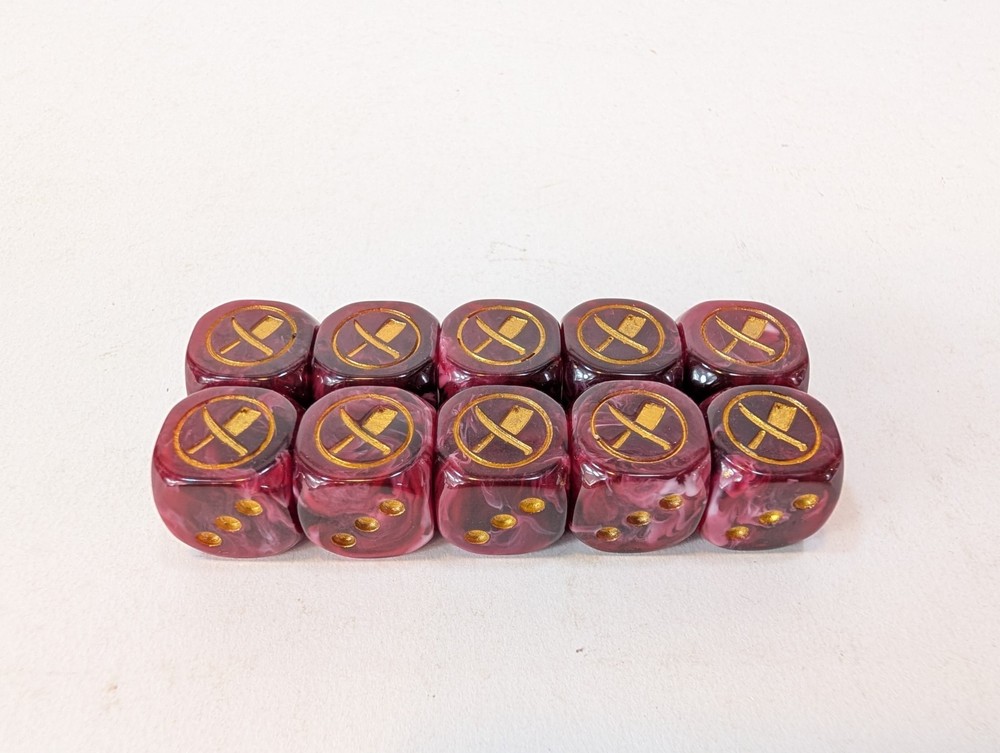 Guild Ball Butchers Dice Set (10)