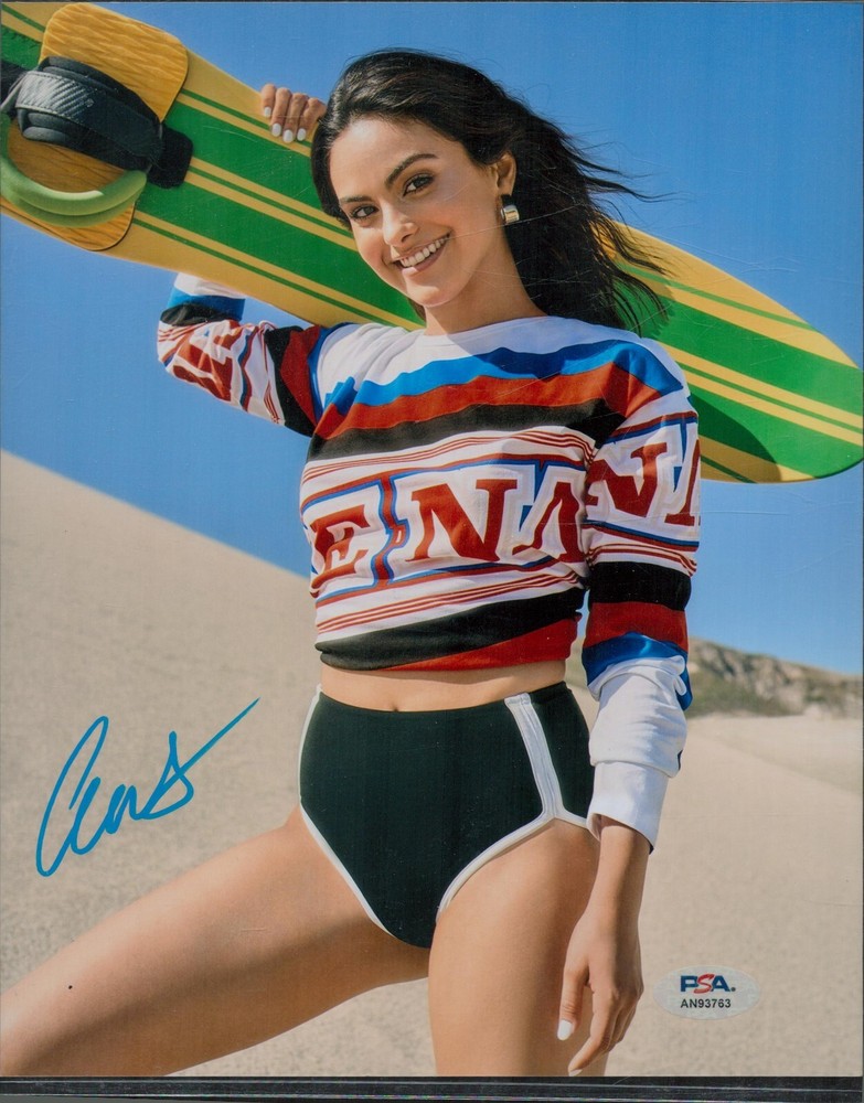 Camila Mendes Autograph PSA Cert Number AN93763