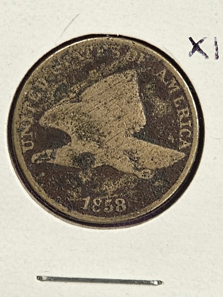 1858 Flying Eagle Cent