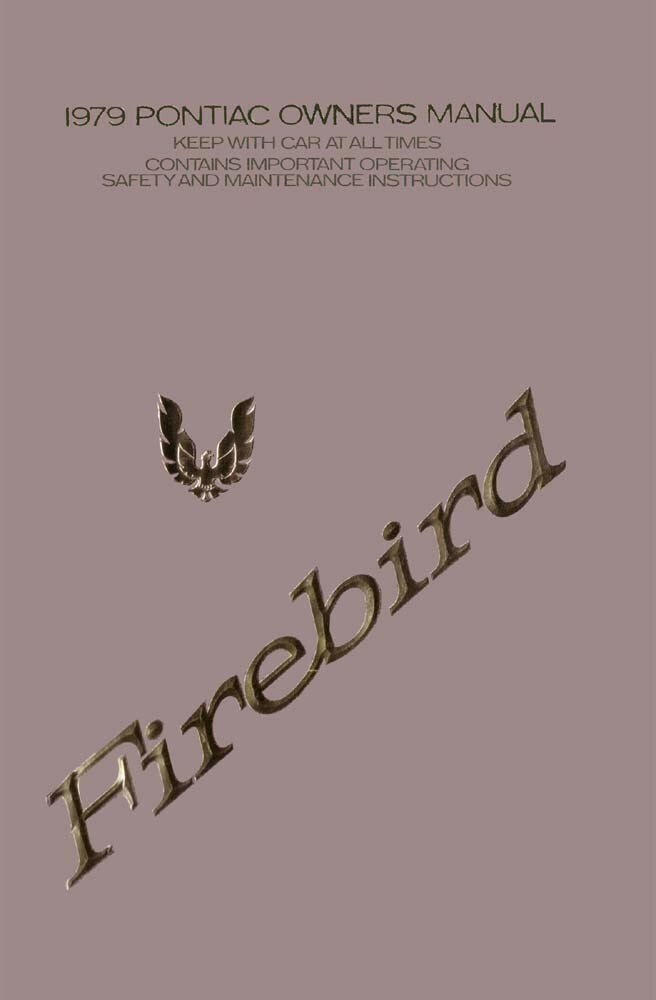 1979 Pontiac Firebird Owner's Manual