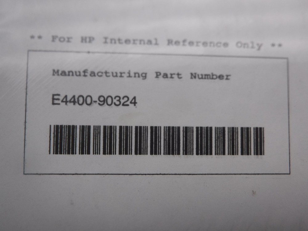 HP ESG Family Generators Programming Guide E4400-90324