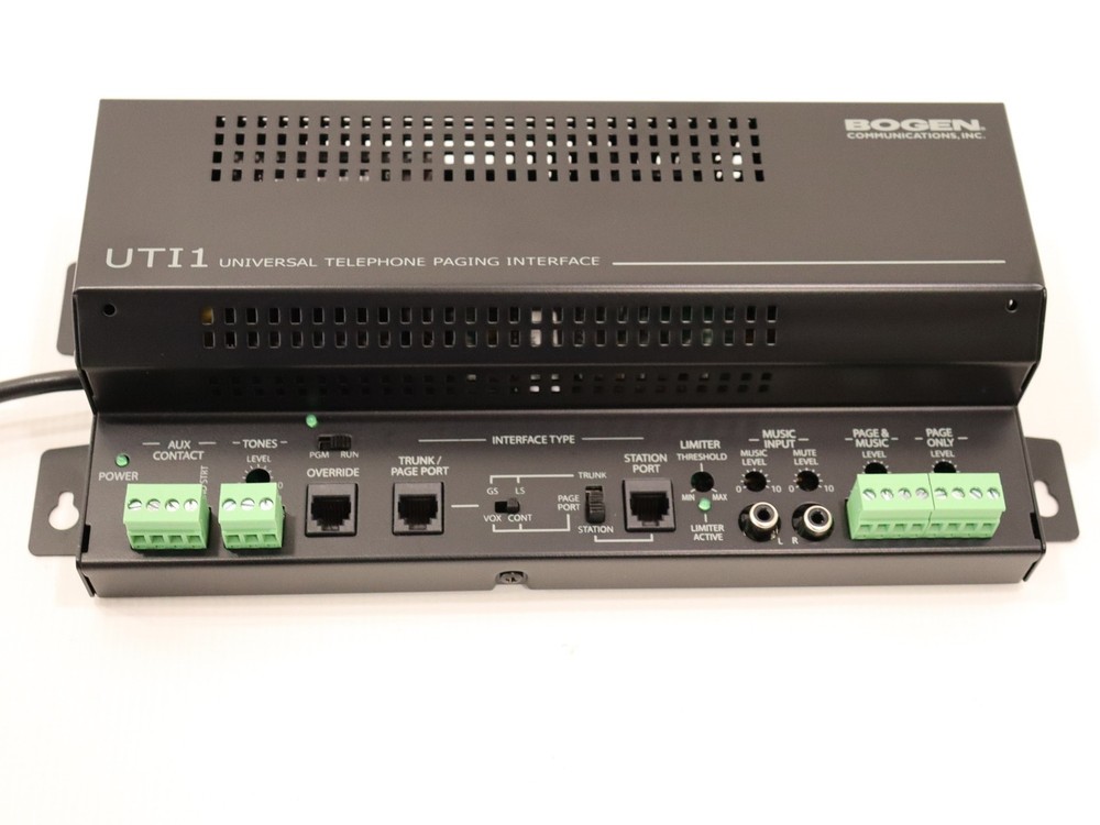 Bogen Universal Telephone Interface UTI1 Interface System