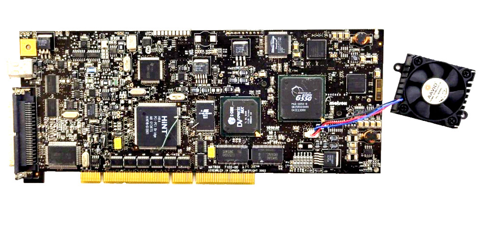 Matrox 7102-00 Controller Board Fan Module Editing Assembly