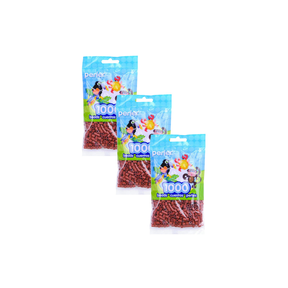 Perler Bead Bags 3x1000 Rust