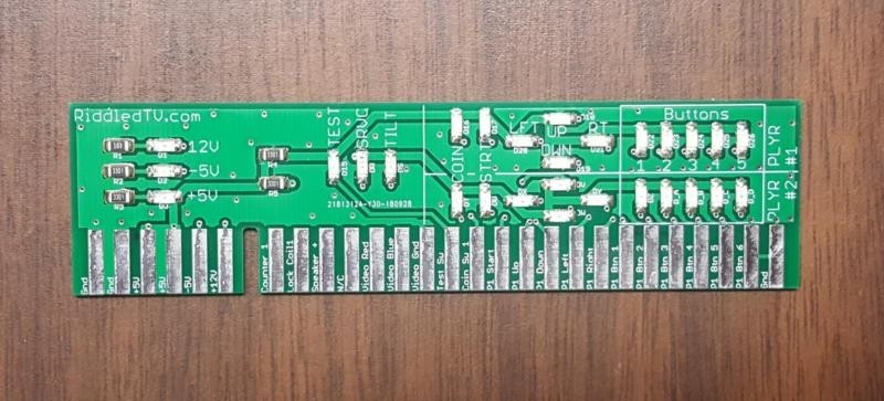 Arcade Jamma tester.  Test all inputs with LEDs for each input
