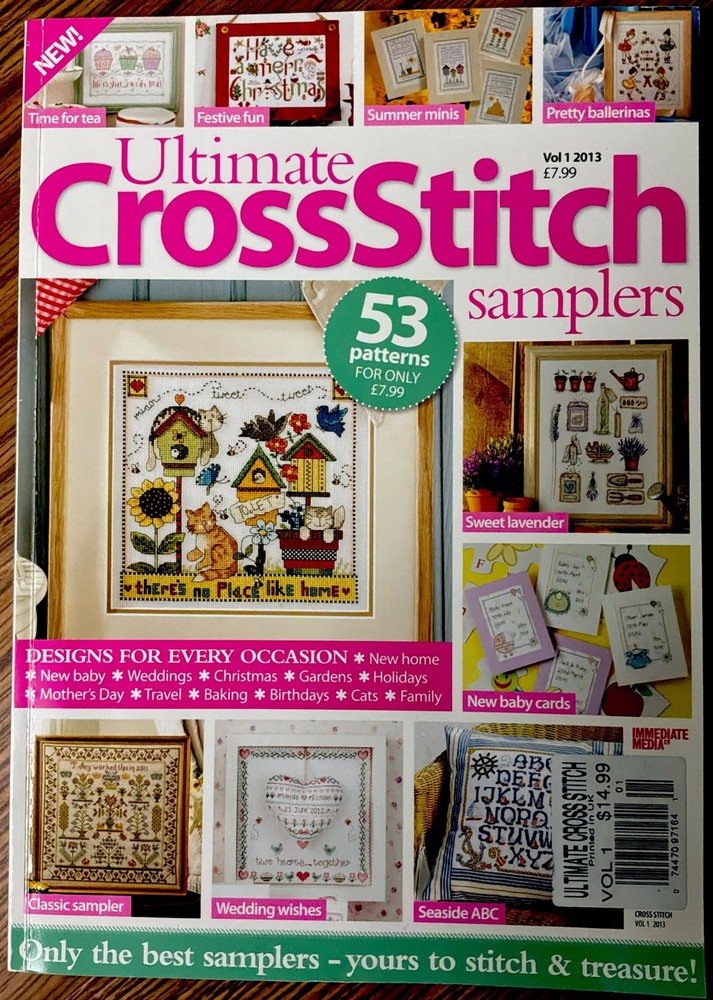 Ultimate CrossStitch Samplers 53 Patterns