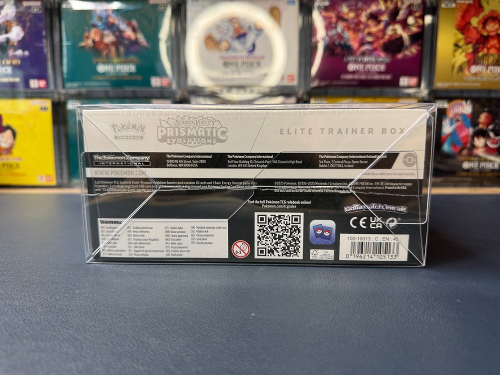 Premium Durable Clear Plastic Display Protector Case for Pokémon （ETB）