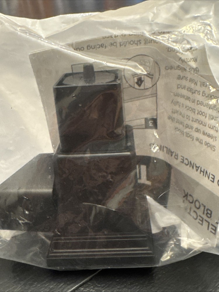 Trex Transcend Adjustable Foot-Block PC Color BLACK BKFTBLKPC