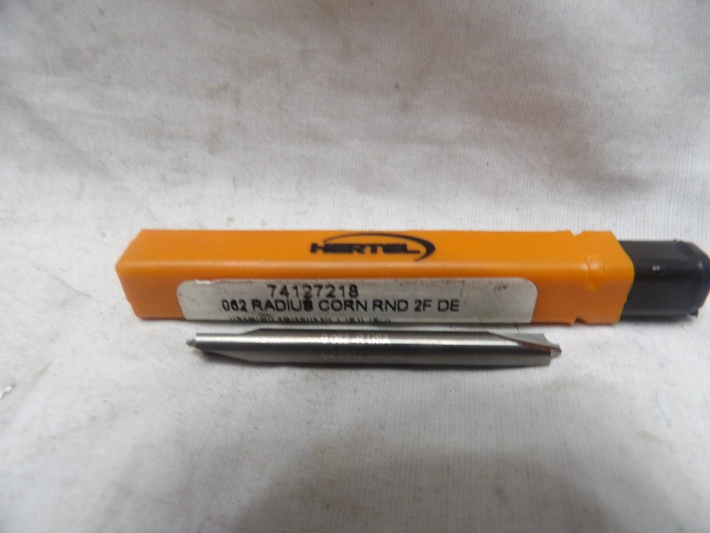 Hertel .062 Radius Corner Round 2F DE Cutter