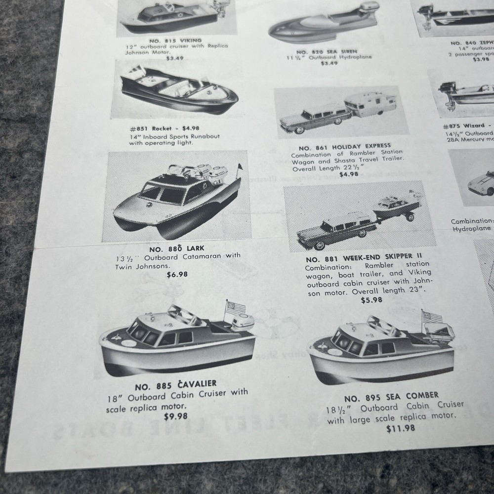 Vintage Fleet Line Finest Scale Models Catalog Original