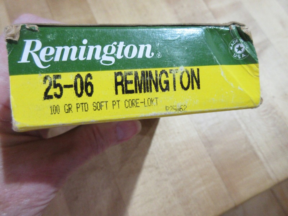 Empty Ammo Box Remington 25-06 with insert (w15) # 36