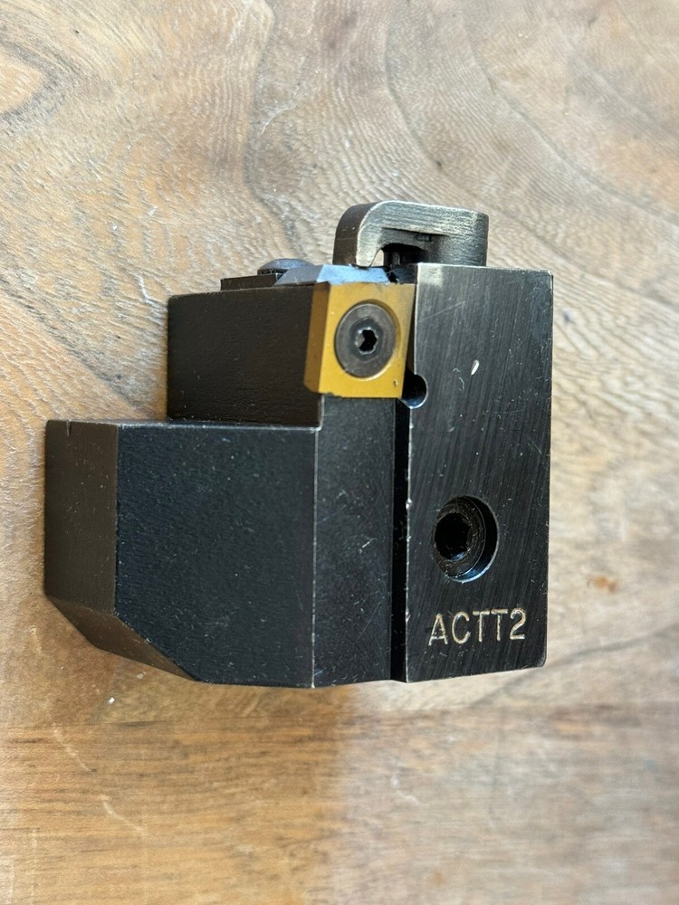 ACCU-SET Roller Backrest Turning Tool ACTT Style With Rectangular Carbide Insert