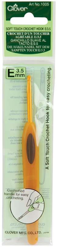 Soft Touch Crochet Hook Size E4/3.5mm