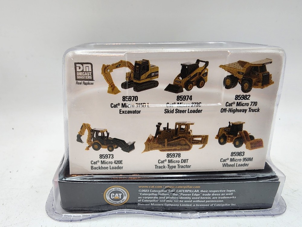CAT 420E Backhoe Loader Micro Constructors Diecast Masters 85973 Sealed
