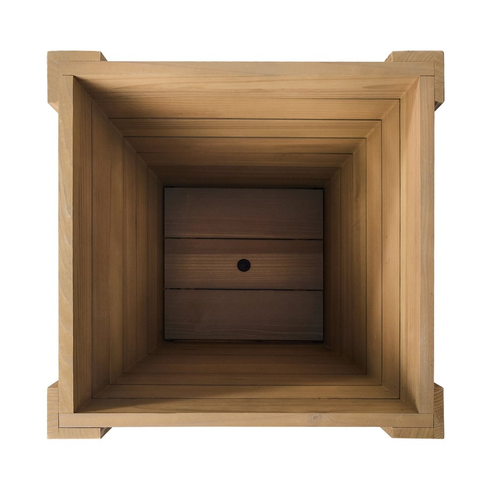 16 in Tall Wood Planter