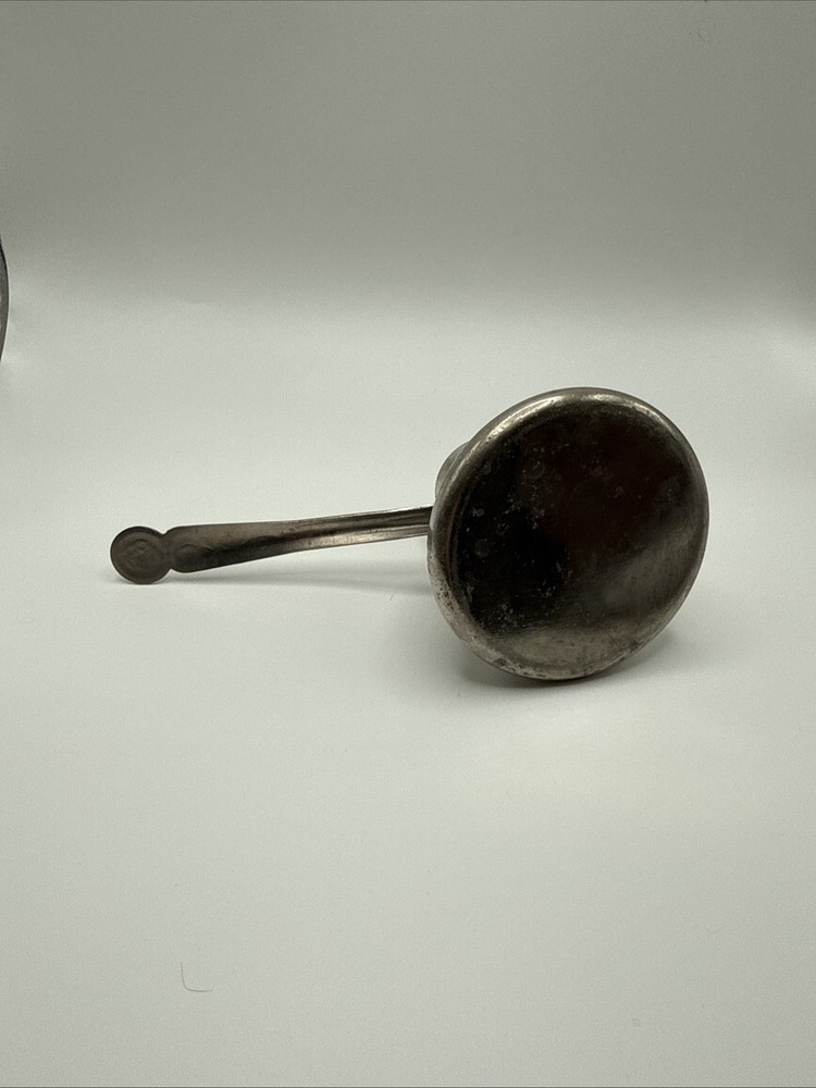 Vintage silver-plated brandy warmer or pipkin
