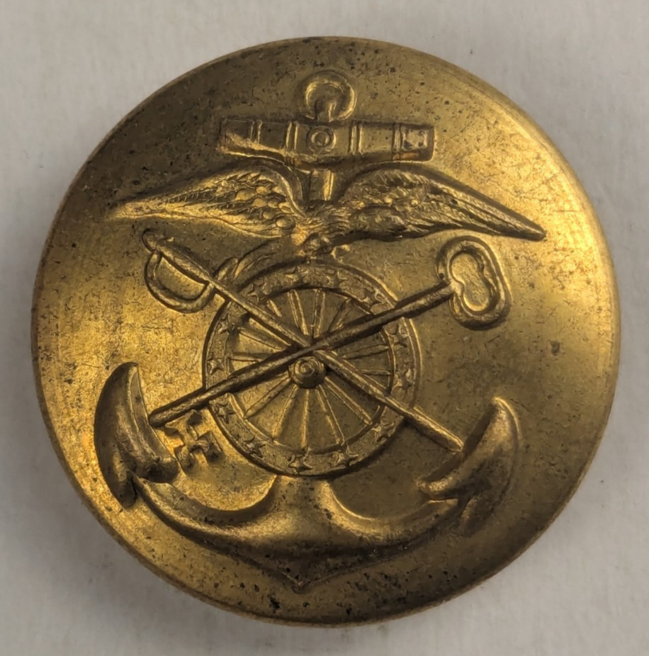 C. 1901 U.S. Harbor Boat Service Original Uniform Button  - M2A