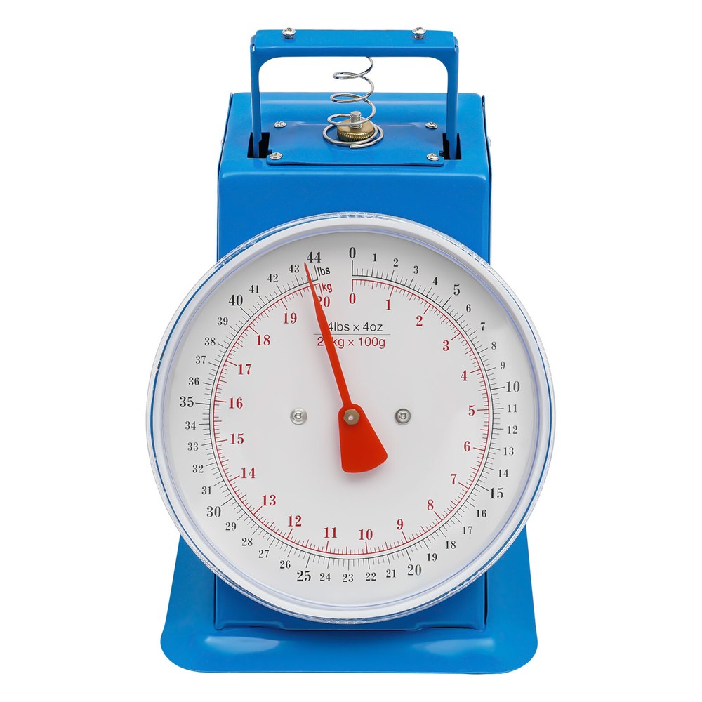 Heavy-Duty Mechanical Dial Scale, 44 lbs Capacity, Tabletop Weighing Solution