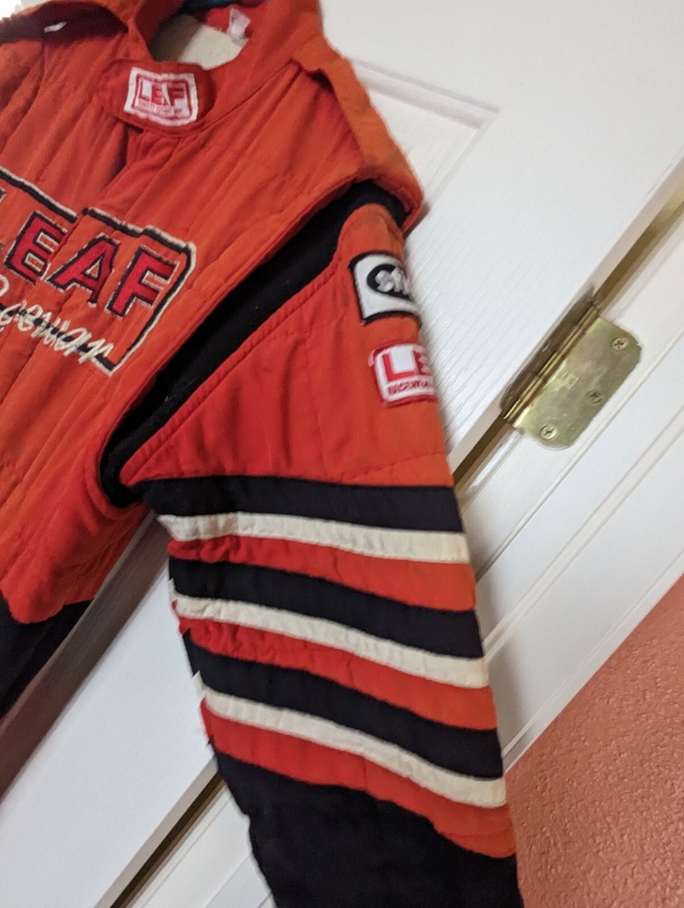 Vintage LEAF RACINGWEAR Safety Fire Suit Medium M