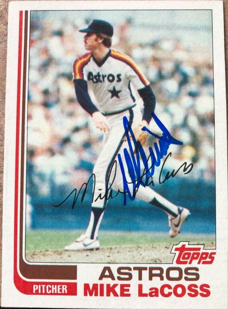 Mike LaCoss Autographed 1982 Topps Traded #61T