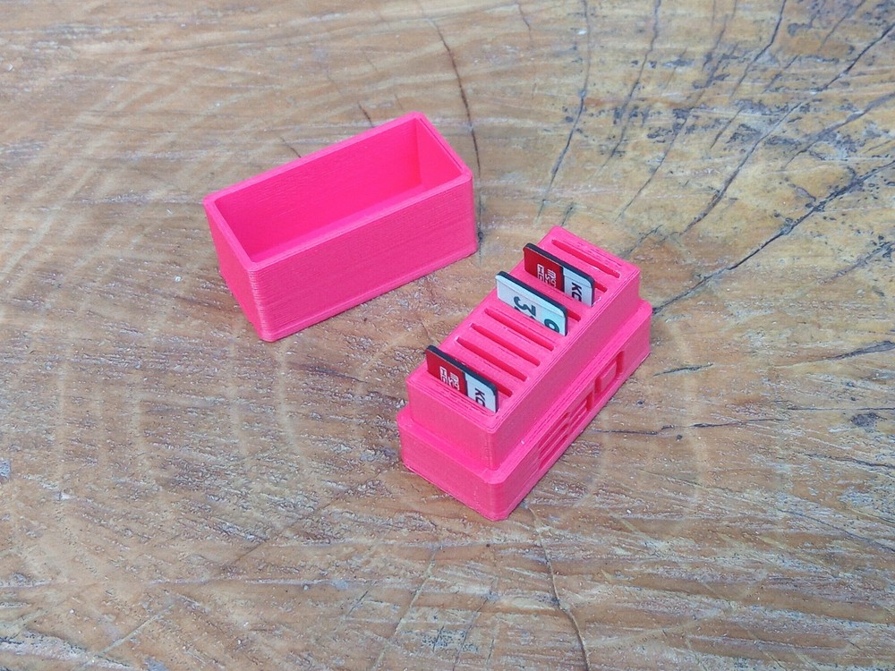 microSD Card Holder (10 Slots) - Cameras and Drones Accessory - EveryThang3D
