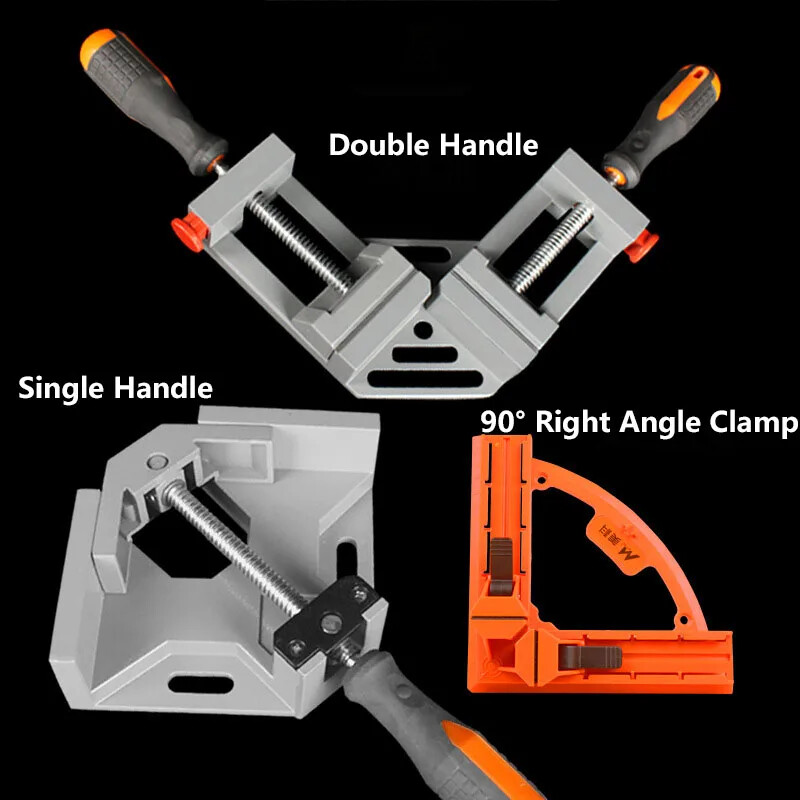 Right Angle Clamp for Clamping Plastic 90 Degree Double Handle Corner Clips