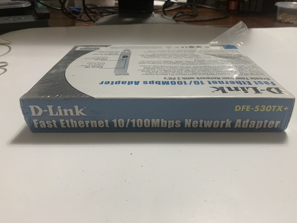 D-Link 10/100Mb Fast Ethernet Adapter Computer DFE-530TX+ Plug & Play Install